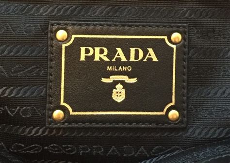 prada blue label|prada authentication guide.